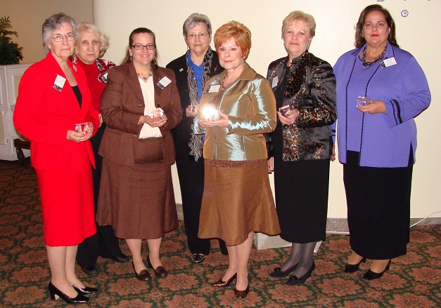 Nancy Clark-Sylvia Hall-Ellis-Sara Baron-Cathy Hartman-Sharon Carr-Jerilynn Adams Williams-Lynnette Jordan