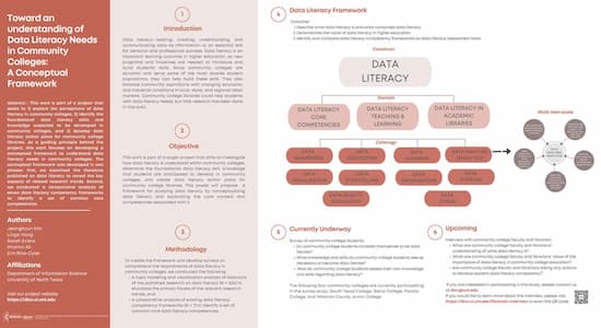 Toward an understanding of Data Literacy Needs in Community Colleges: A Conceptual Framework