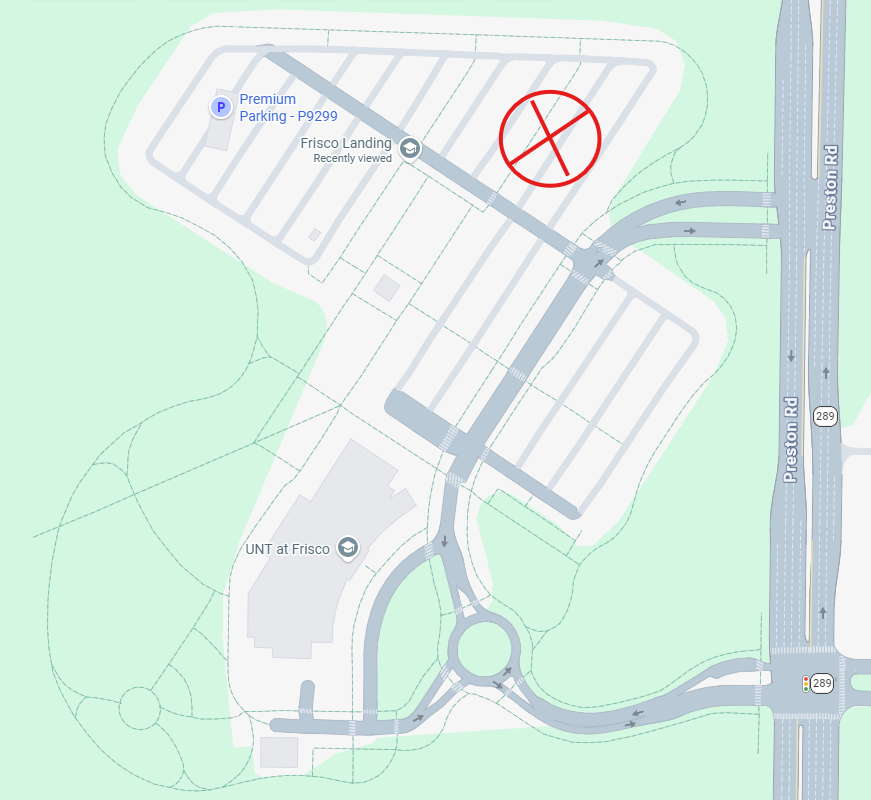 Frisco Landing Loading/Unloading Zone